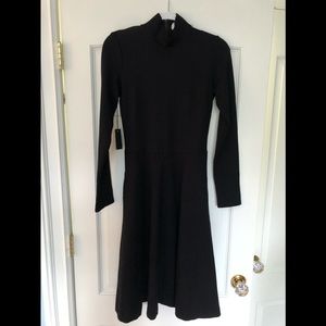 NWT Babaton black turtleneck dress